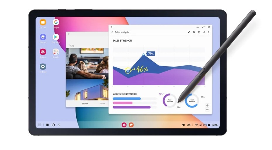 Samsung Tab S6 Lite tablet jako počítač